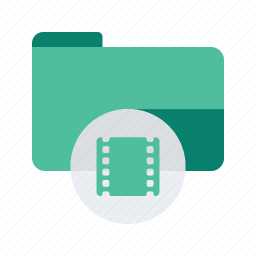 File, folder, movie, sort, storage, video icon - Download on Iconfinder