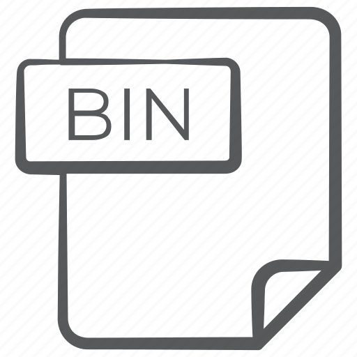 Bin file, data file, docs, document, file, file extension, information file icon - Download on Iconfinder