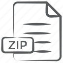 compressed file, document, file format, zip document, zip file