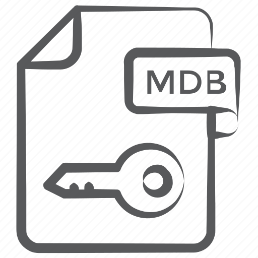Database file, file access, file extension, file format, mdb file icon - Download on Iconfinder