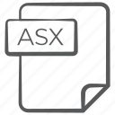 asx file, data file, docs, document, file, file extension, information file