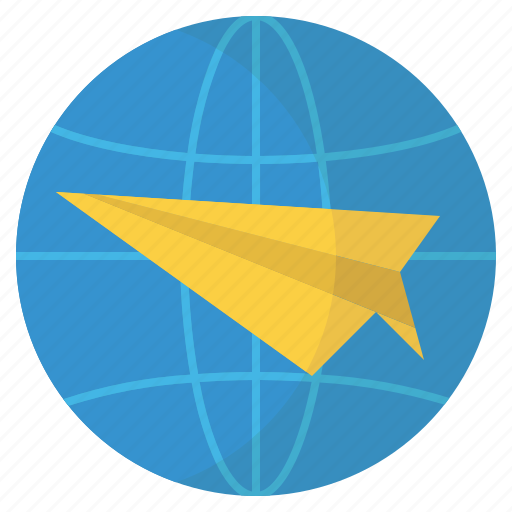 Paper, plane, message, send, origami, direct, communications icon - Download on Iconfinder
