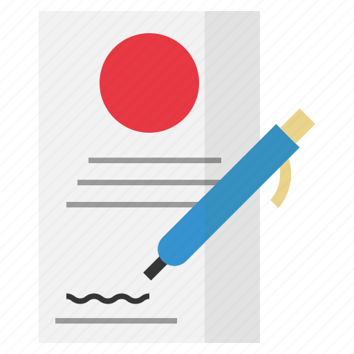 Signature, agreement, enroll, contract, business, document icon - Download on Iconfinder