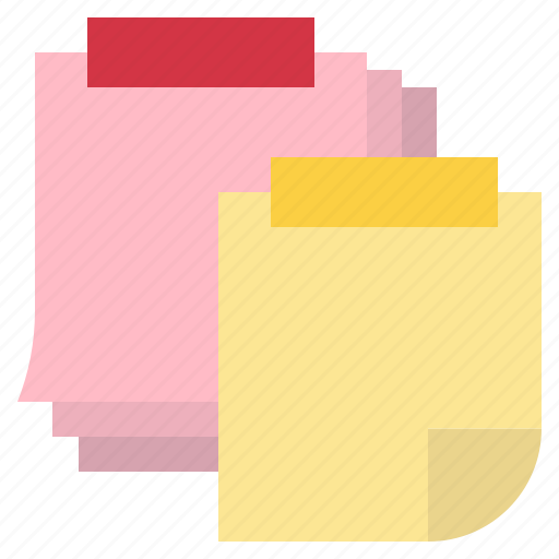 Sticky, note, post, it, files, and, folders icon - Download on Iconfinder