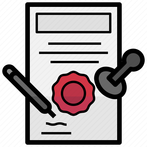 Contract, agreement, signing, business, document, records icon - Download on Iconfinder