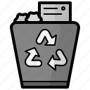 trash, basket, garbage, can, bin