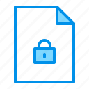 access, document, file, lock, private