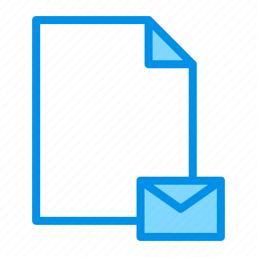 Attachment, document, email, file icon - Download on Iconfinder