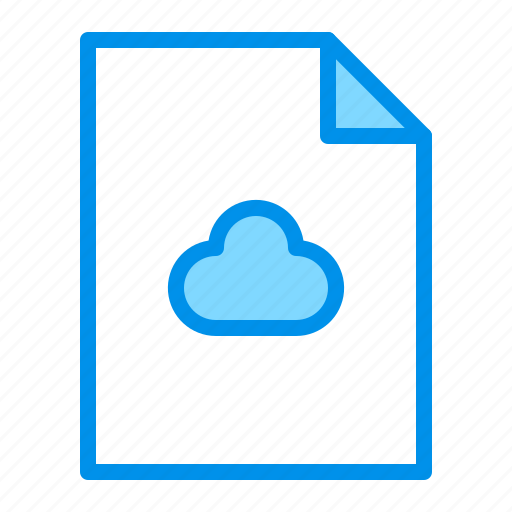 Cloud, computing, document, file, share icon - Download on Iconfinder