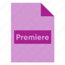 adobe, document, extension, file, format, premiere, software