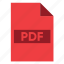 document, extension, file, filetype, format, pdf, type 