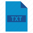 document, extension, file, filetype, format, txt, type 
