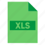 document, extension, file, filetype, format, type, xls 