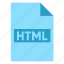 document, extension, file, filetype, format, html, type 