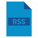 document, extension, file, filetype, format, rss, type
