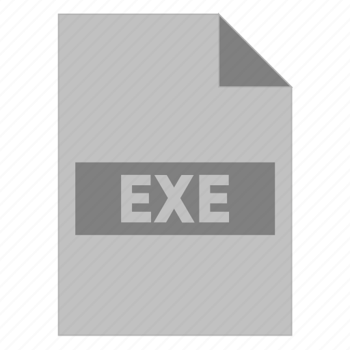 Document, exe, extension, file, filetype, format, type icon - Download on Iconfinder