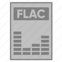 document, extension, file, filetype, flac, format, type 