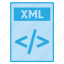 document, extension, file, filetype, format, type, xml 
