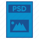 adobe, document, extension, file, format, photoshop, psd