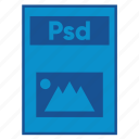 adobe, document, extension, file, format, photoshop, psd