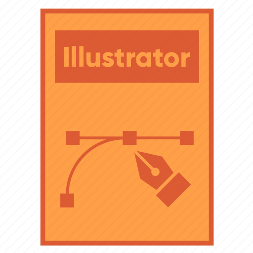 Adobe, document, extension, file, filetype, format, illustrator icon - Download on Iconfinder