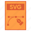 document, extension, file, filetype, format, svg file, type 
