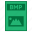 bmp, document, extension, file, filetype, format, type 