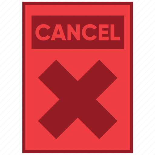 Cancel, cross, document, file, paper icon - Download on Iconfinder