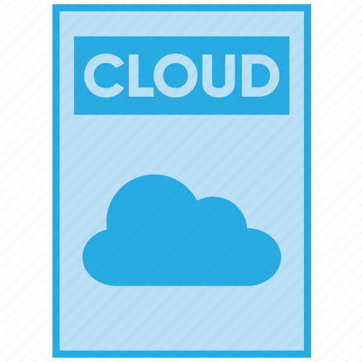 Cloud, document, file, paper icon - Download on Iconfinder