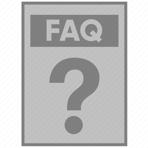 Document, faq, file, paper, question mark icon - Download on Iconfinder