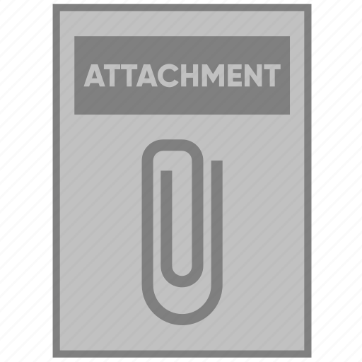 Attached, attachment, document, file, paper, paperclip icon - Download on Iconfinder