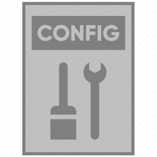 Config, configuration, document, file, paper, tools icon - Download on Iconfinder