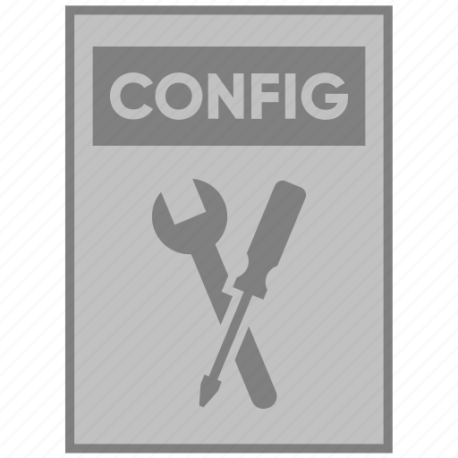 Config, configuration, document, file, paper, tools icon - Download on Iconfinder