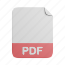 pdf, document, file, front, extension 