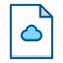 cloud, computing, document, file, share 