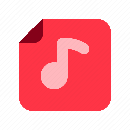 Music, song, audio, file, document, type, format icon - Download on Iconfinder