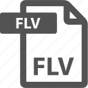 file, document, extension, flv, format, type, sheet