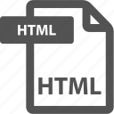 file, document, extension, format, html, type, sheet