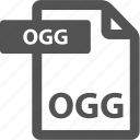 file, document, extension, format, ogg, type, sheet