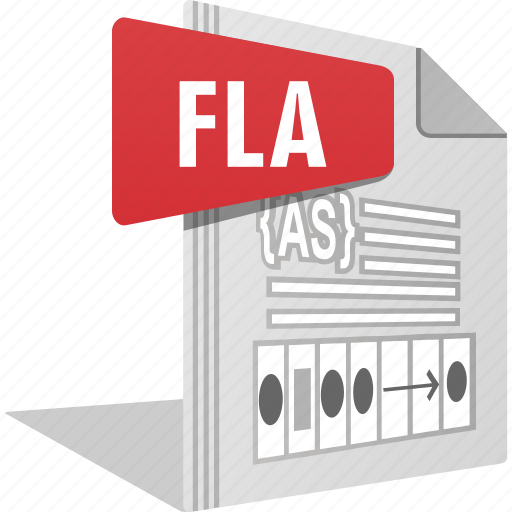 Filetype, fla, move, movie, sound, video icon - Download on Iconfinder