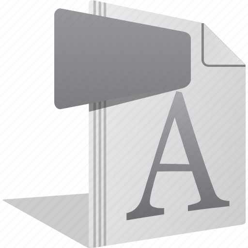 File, font, letter, otf, reading, writing icon - Download on Iconfinder
