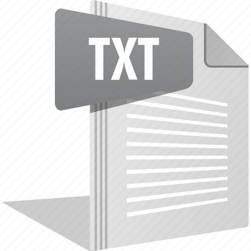 Document, filetype, font, letter, note, text, txt icon - Download on Iconfinder