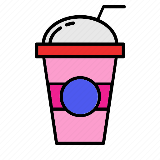 Template, drink, fresh, milk shake, beverage, cup, menu icon - Download on Iconfinder