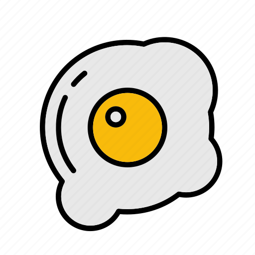 Egg, fried egg, omelet, eat, food, cooking, meal icon - Download on Iconfinder