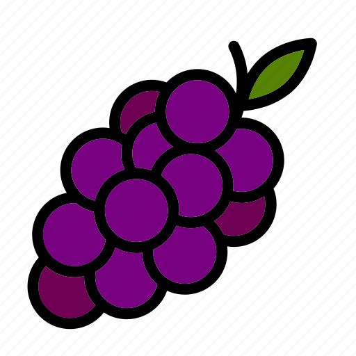 Fruit, grape, vitamin, fresh, organic, food, sweet icon - Download on Iconfinder