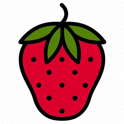 Fruit, strawberry, organic, nature, vegan, healthy, sweet icon - Download on Iconfinder
