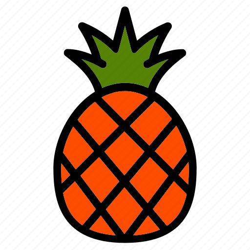 Fruit, tropical fruit, food, pineapple, healthy, exotic, organic icon - Download on Iconfinder