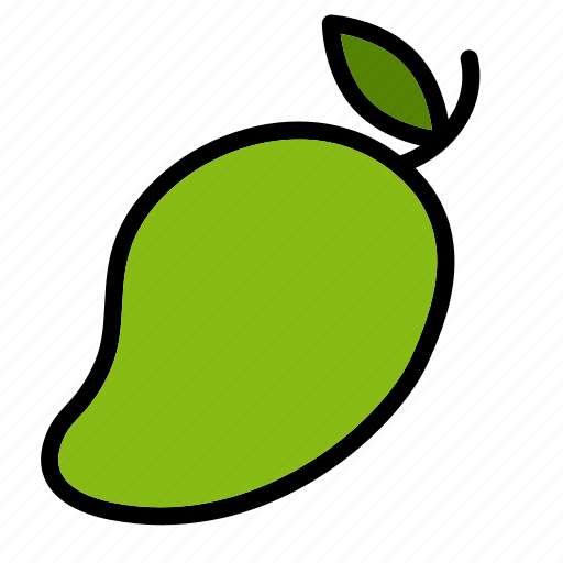 Fruit, mango, tropical fruit, food, healthy, organic, green icon - Download on Iconfinder