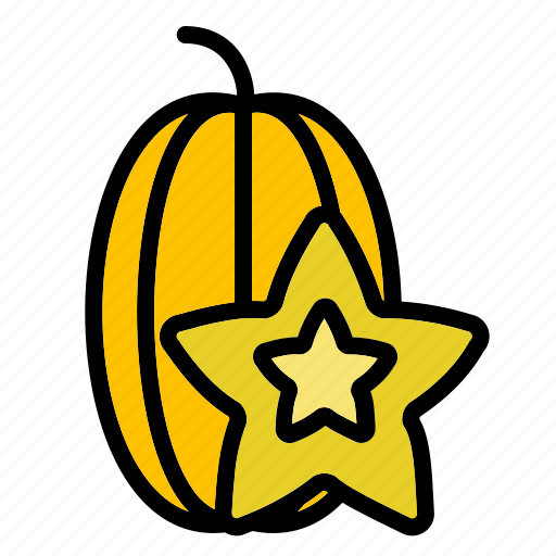 Fruit, exotic, food, starfruit, tropical fruit, healthy, organic icon - Download on Iconfinder