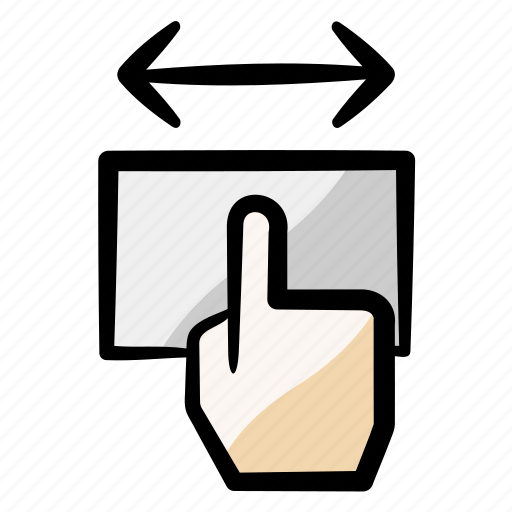 Touchpad, trackpad, move, arrows, left, right icon - Download on Iconfinder